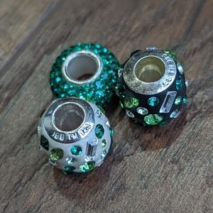 Sterling Silver Crystal Charms